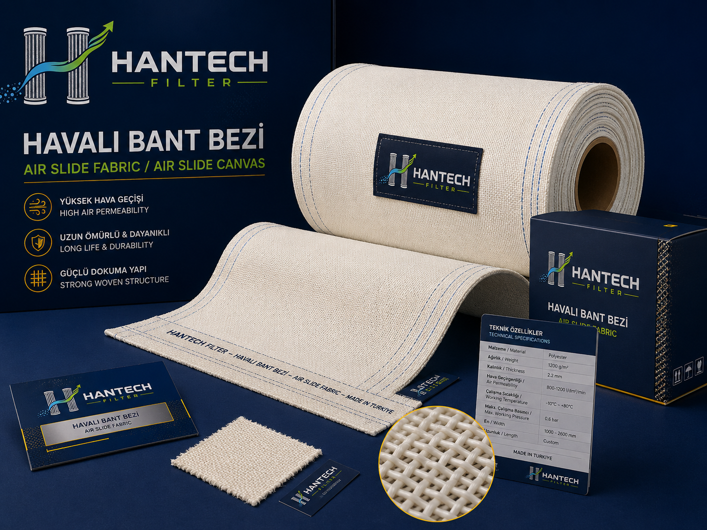 Hantech Filter endüstriyel filtrasyon, toz toplama ve proses ekipmanı görseli