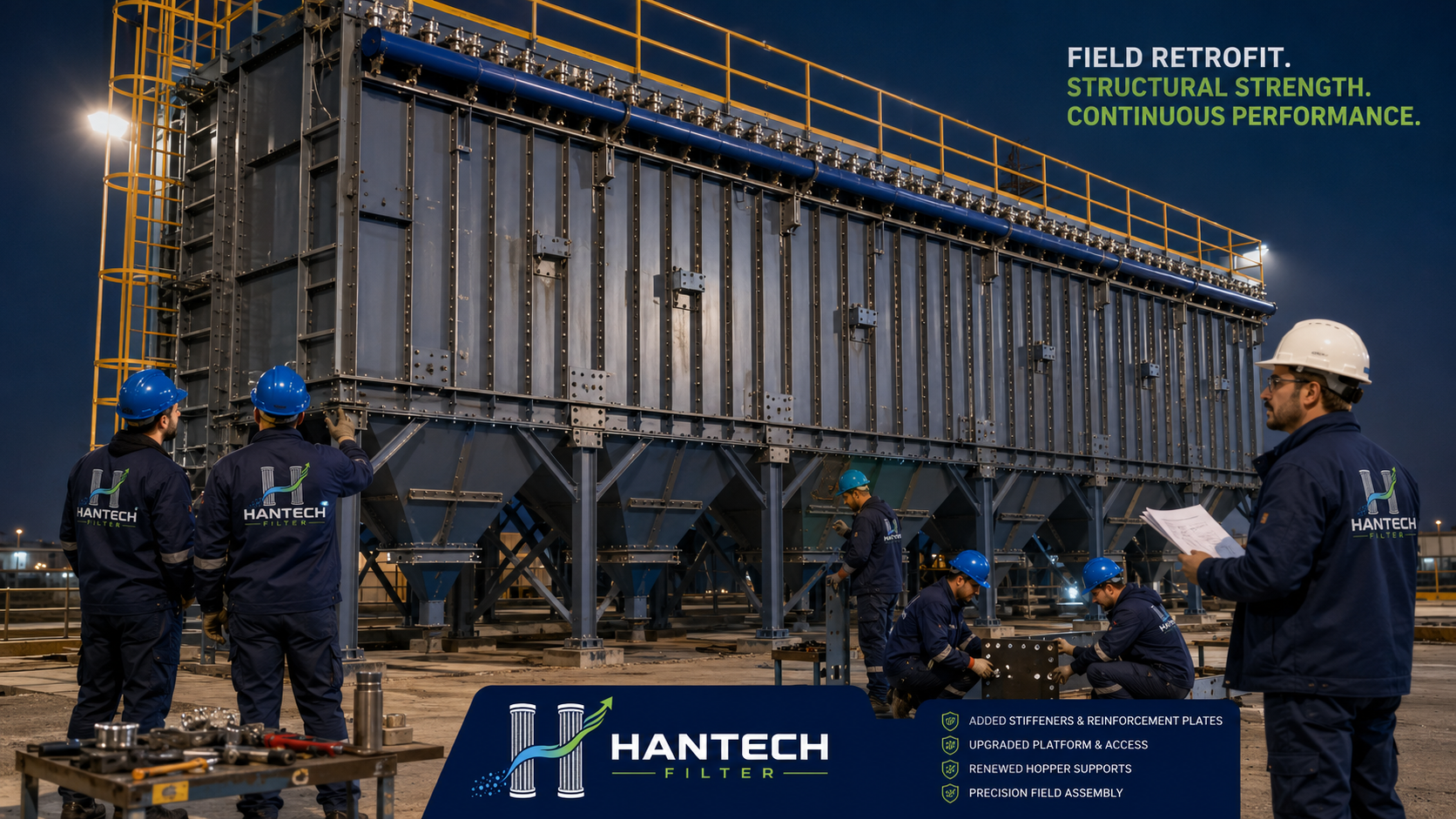 Hantech Filter endüstriyel filtrasyon, toz toplama ve proses ekipmanı görseli
