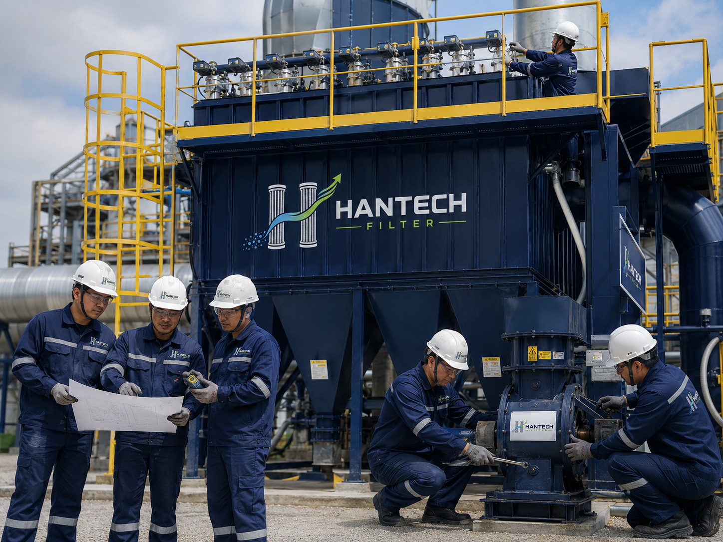 Hantech Filter endüstriyel filtrasyon, toz toplama ve proses ekipmanı görseli