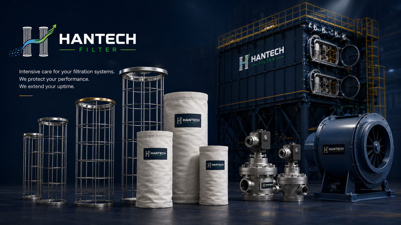 Hantech Filter endüstriyel filtrasyon, toz toplama ve proses ekipmanı görseli