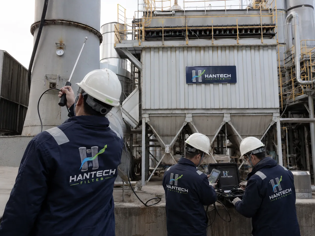Hantech Filter saha ölçümü, debi-basınç analizi ve teknik raporlama
