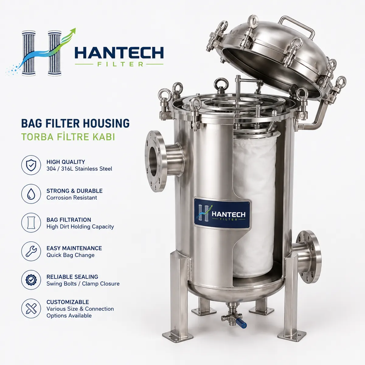 Hantech Filter Bag filter housing