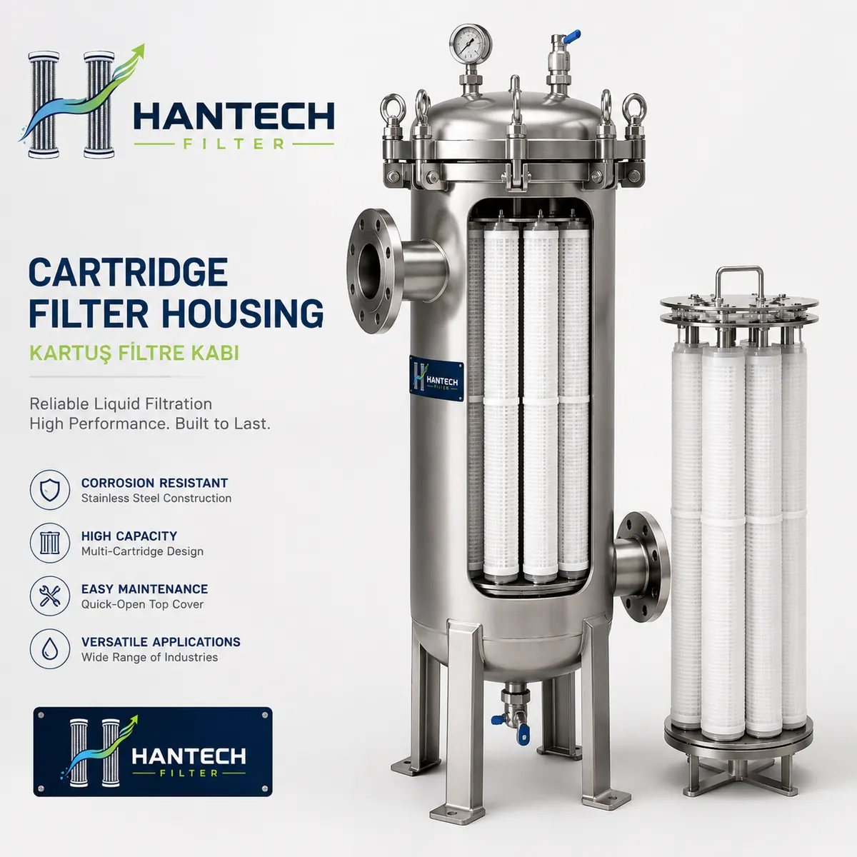 Hantech Filter Kartuş filtre housing