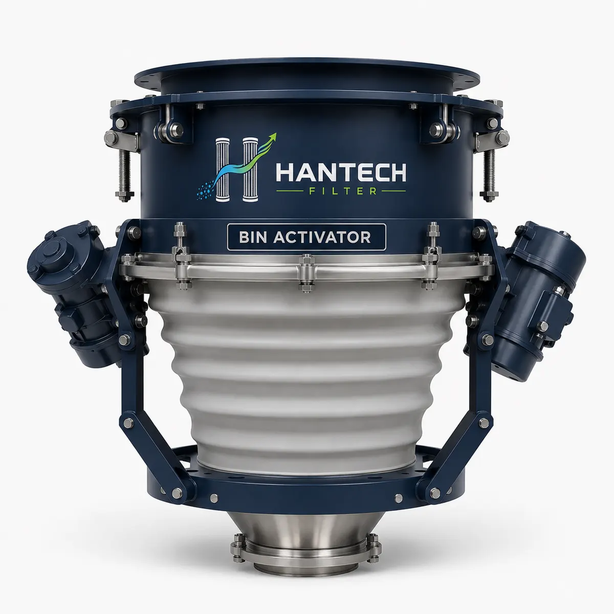 Hantech Filter Bin activator / flexible expansion joint