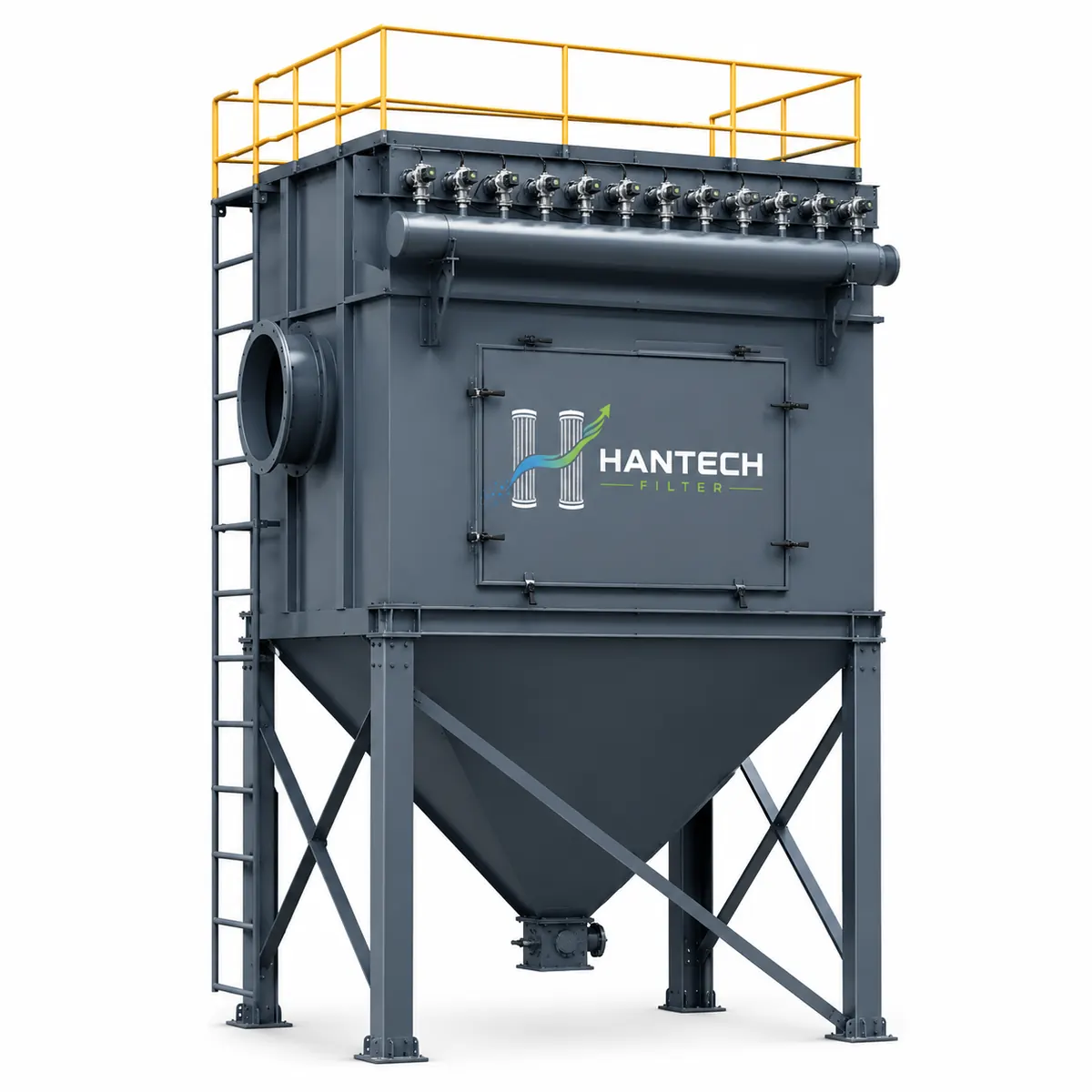 Hantech Filter Platform-mounted pulse-jet baghouse filter