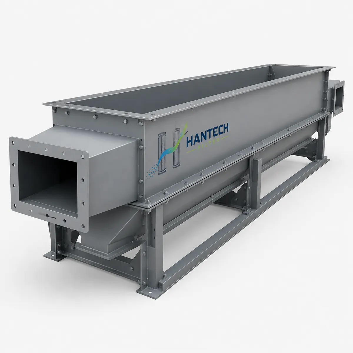 Hantech Filter trough screw conveyor